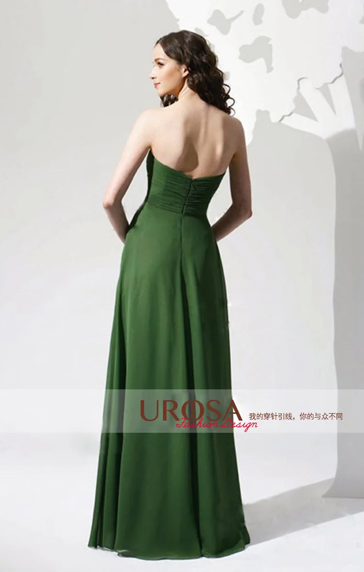 Зеленое длинное шифоновое милое вечерние платье vestido de festa robe de soiree горячие сексуальные элегантные платья подружки невесты