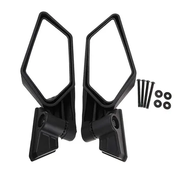 

UTV Motorcycle Rearview Mirror Dual adjustment Replacement Durable Portable