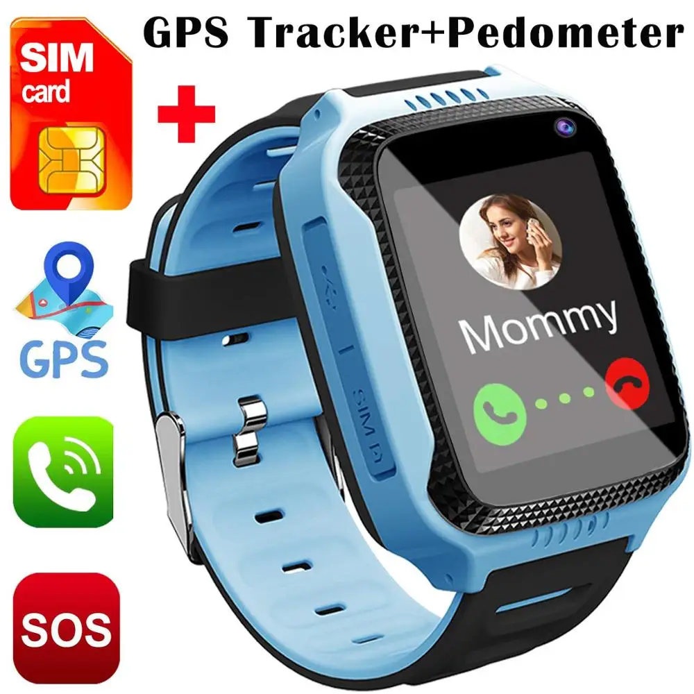 Смарт-часы для мальчиков девочек смарт-часы GPS трекер часы Шагомер Фитнес трекер наручные Android мобильный сотовый телефон лучший подарок