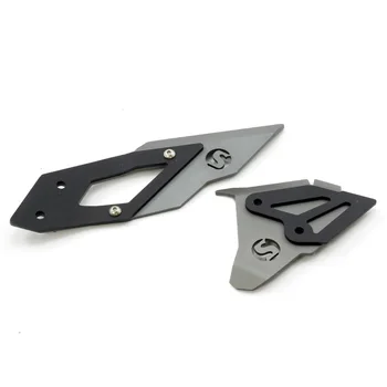 

For Bmw F800gs 13 -16 Left Right Guard Heel Foot Peg Bracket Set Black Titanium Back