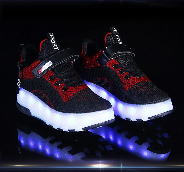 New Two wheels USB Charging Fashion Girls Boys LED Light Roller Skate Shoes For Children Kids Sneakers With Wheels Two wheels