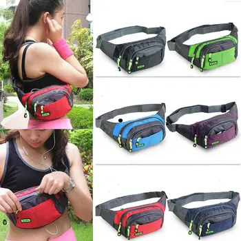 

New Bag Canvas Unisex Fanny Pack Waist Hip Belt Bag Purse Pouch Pocket Travel Running Sport Bum High Quality Waterproof
