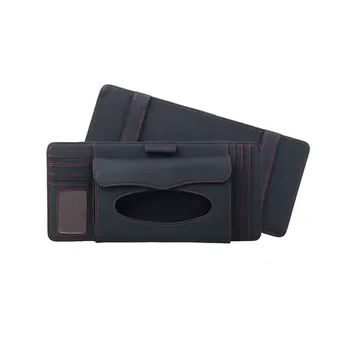 

Car Storage Box Sun Visor Organizer Pouch Bag Card Storage Glasses Holder Clip Tissue Box Storage Holder Auto Car Accessories 31