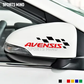 

1 Pair SPORTS MIND Vinyl Car Styling For Toyota Avensis T25 T27 Exterior Accessories Rear view Mirror Car Sticker Decal