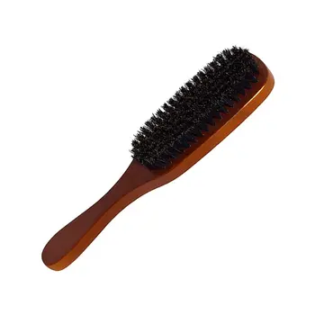 

100% Natural Bristle Brush for Short or Long Hair Beards Soft Bristles-professional Salon for Man Light