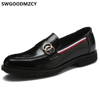 

Formal Shoes Men Leather Dress Loafers Men Dress Shoes Office Shoes Men Italian Brand Wedding Dress 2020 Sepatu Pria Kulit Asli