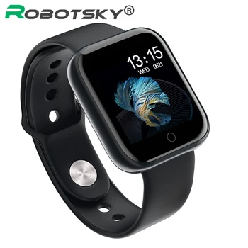 

Robotsky Smart Watch Sports Fashion Bracelet Fitness Tracker Heart Rate Blood Oxygen Men Women IP68 Waterproof Wristband