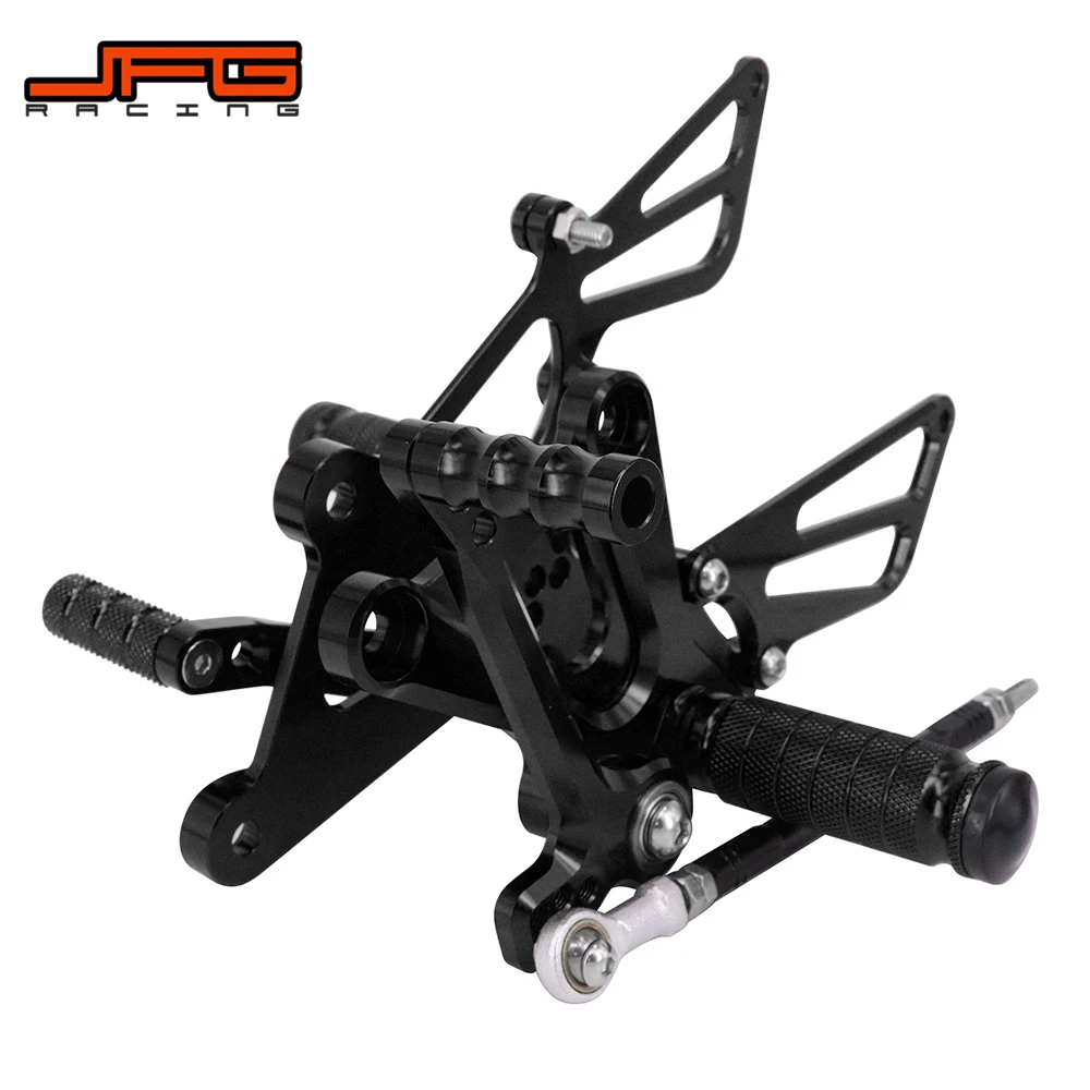 Motorcycle CNC Adjustable Foot Pegs Pedals Rest Rearset Footpegs For HONDA CBR250R CBR300R CB300F 2011-2017 NSR50 NSF100 | Автомобили и