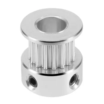 

Aluminum GT2 16 Teeth 6mm Bore Timing Belt Pulley Flange Synchronous Wheel for 3D Printer