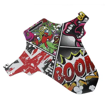 

1PC Durable Bicycle Mudguard Front Rear Mudguard Cycling Road Mountain Bike Bicycle Fender with 6 Fixing Strap Bike Accessories