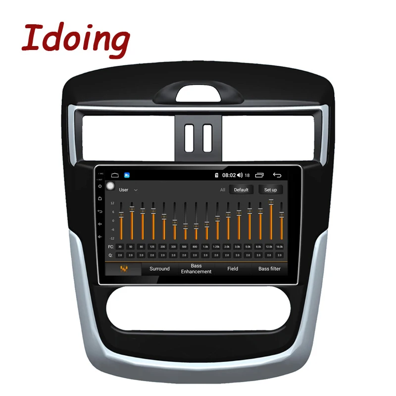 Top Idoing 9"Car Radio Multimedia NO 2 din DVD Video Player Navigation GPS Android 8.1 8,1 4G For Nissan Serena tiida 2016 4G+64G 2