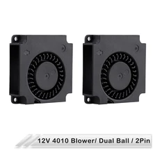Gdstime – ventilateur de refroidissement 12V, 40x10mm, 4010, avec roulement à billes, 4cm, sans balais, dissipateur thermique