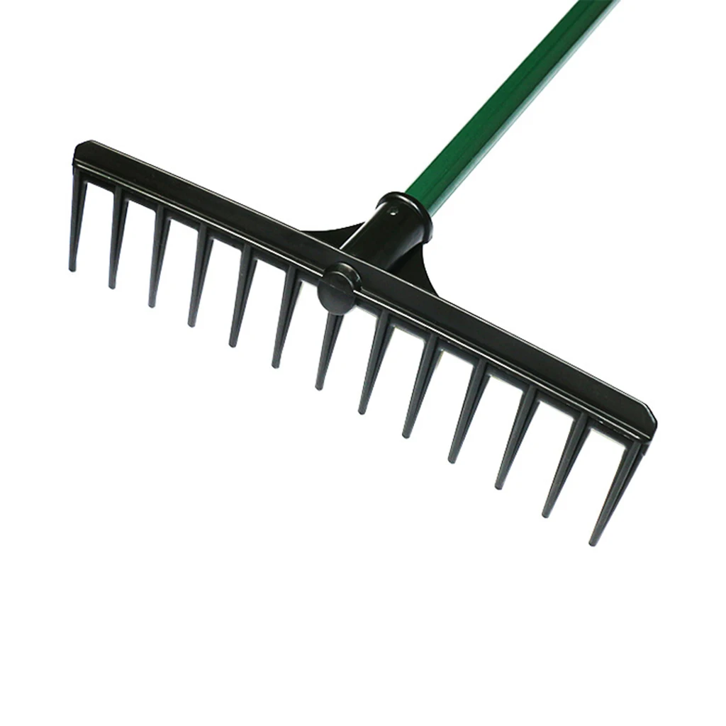 Solid Golf Grip Rake Head Golf Course Driving Range Sand Trap Bunker Rake Garden