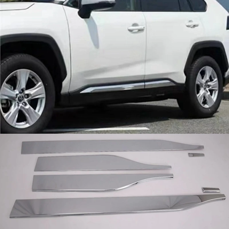 Accessories For Toyota RAV4 RAV 4 2019 2020 Side Door Molding Body