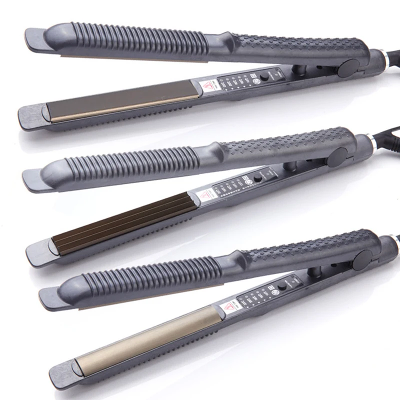 Professional Crimp Iron Hair Straightener Corrugation Fluffy Hair Styler Narrow Plates Hair