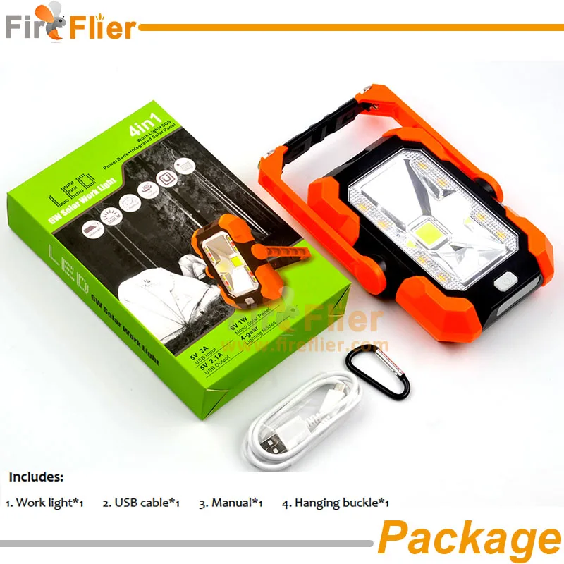 Solar Led Flood Work Light package