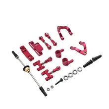 WPL – pièce métallique de mise à niveau et de Modification de l'essieu arrière, différentiel métallique, groupe de direction, bras pivotant, etc. Kit, modèle 1/10 D12 RC