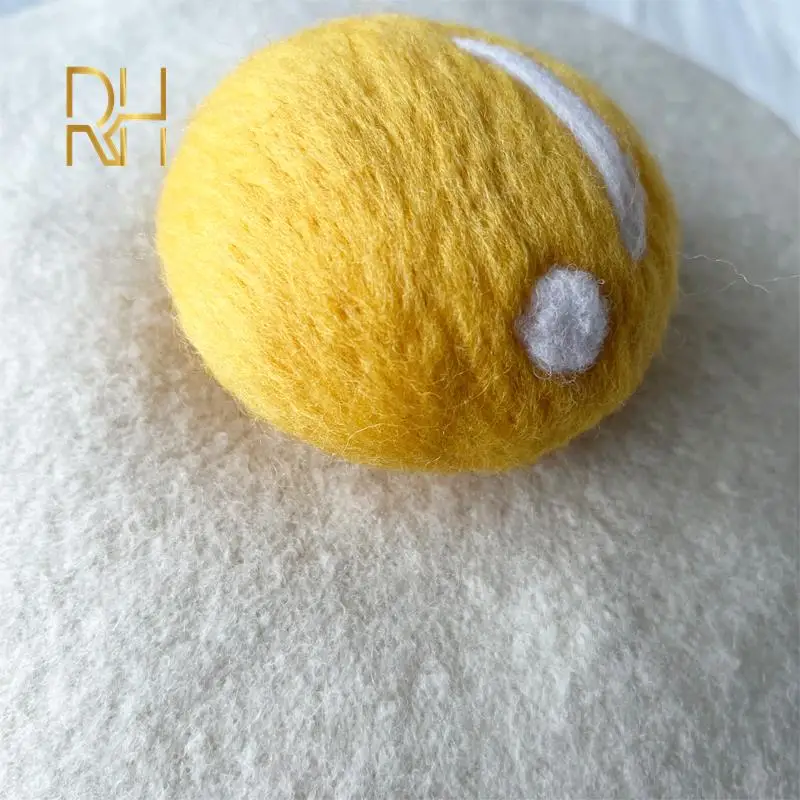 RH 봄 여름 큰 데친 계란 통기성 니트, 얇은 문학적, 귀여운 성인, 노른자 튀김, 숙녀 베레모 모자