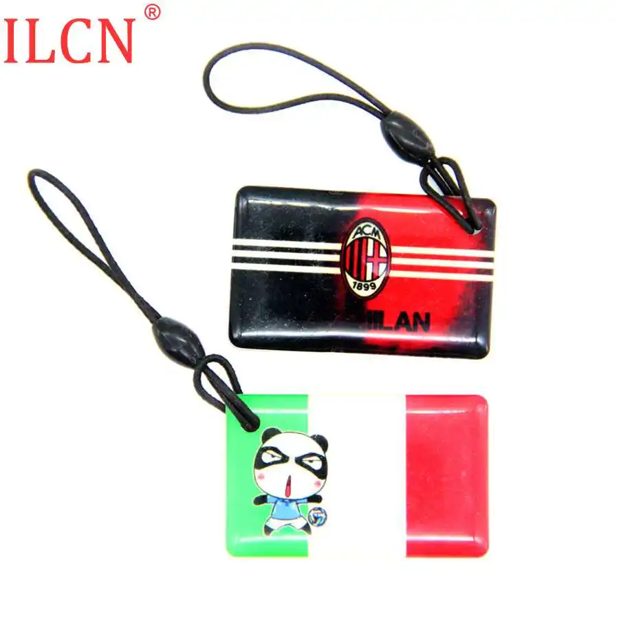 UID S50 1K 13,56 Mhz сменная NFC перезаписываемая Карта мультфильм водонепроницаемый брелок для ключей жетон RFID карта контроля доступа 1