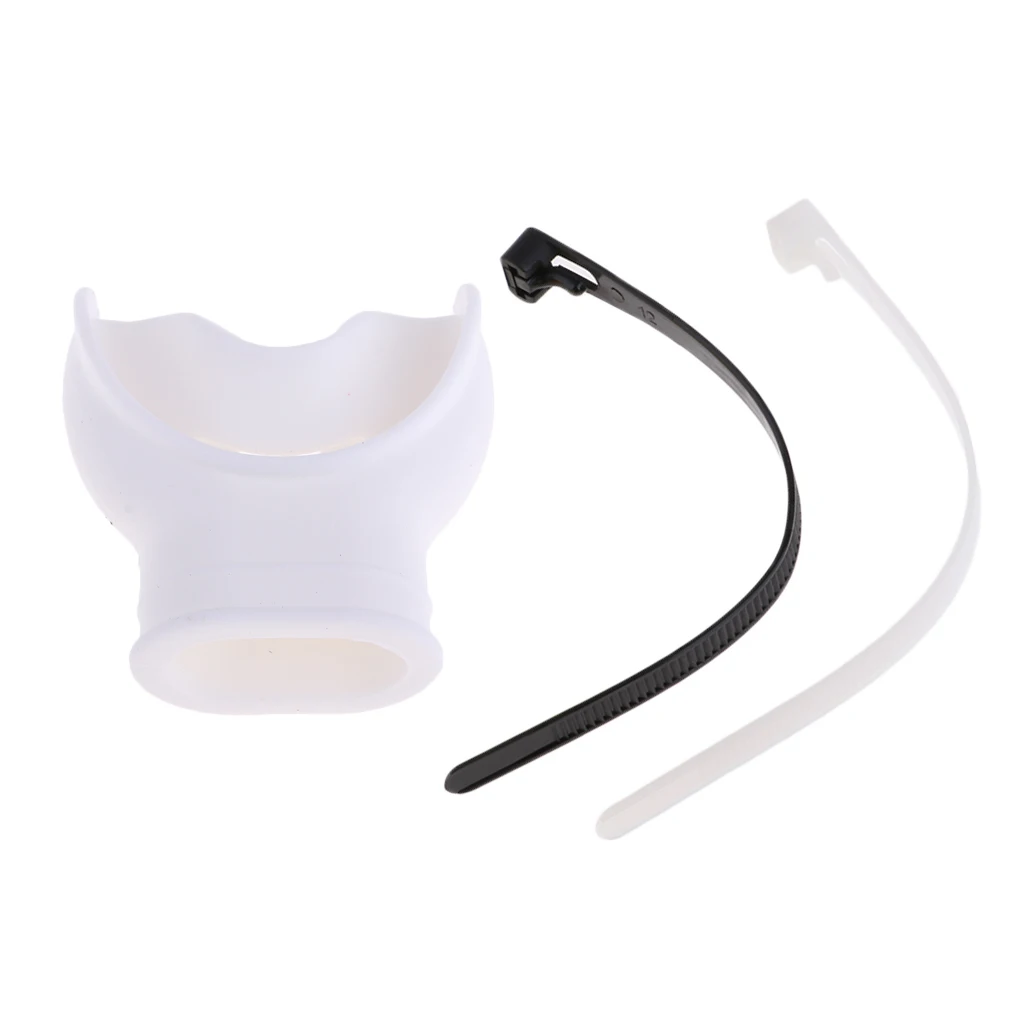 Diving Regulator Tube Bite Underwater Snorkel Scuba Silicone Mouthpiece Accessories