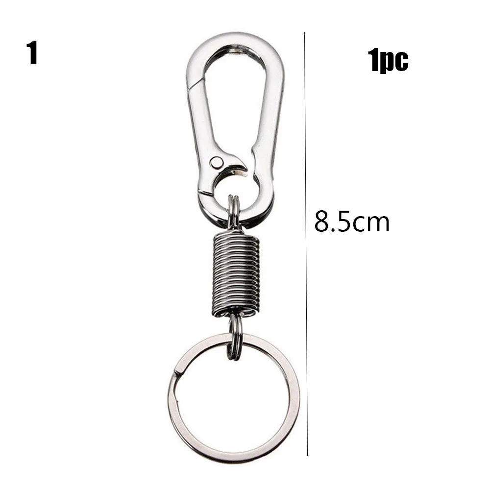 Small Retractable Stainless Steel Carabiner keychain Gourd Buckle Waist