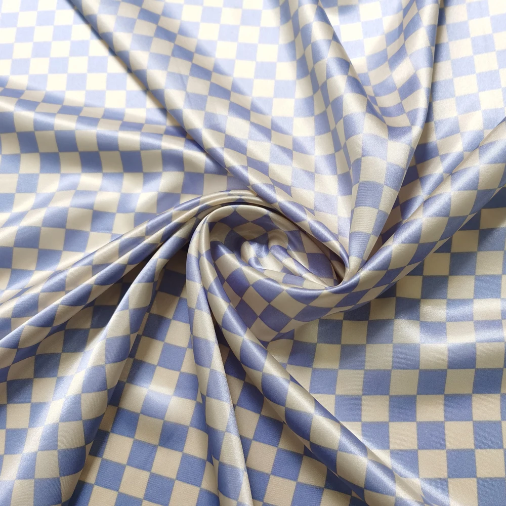 1 Meter X 1.48 Meter (58") Plain Satin Fabric - For Clothing Lining, Scarves, DIY Crafts (Lightweight)