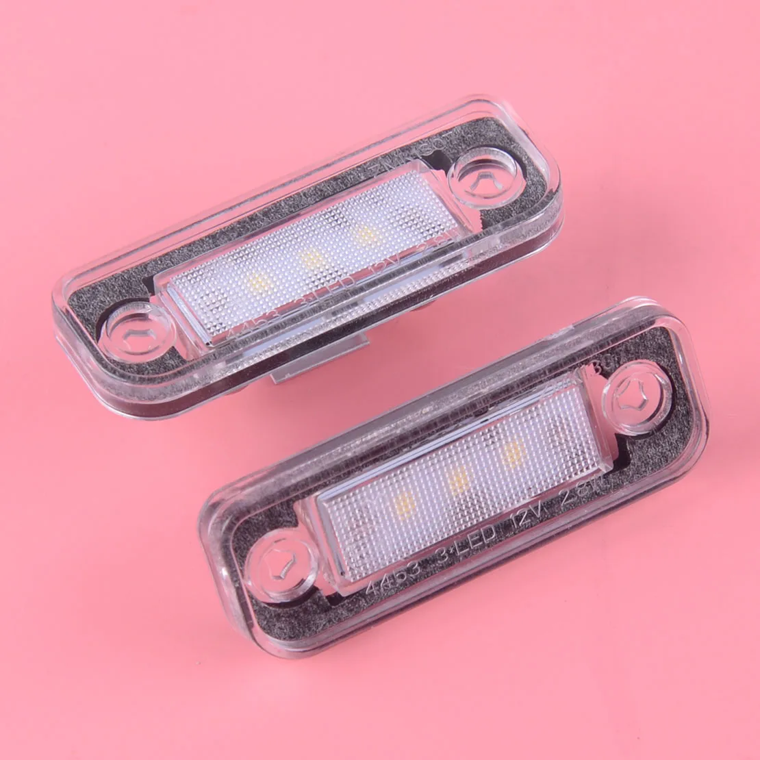 Beler 12 В 5 Вт 3 SMD белый светодиодный номерной знак тег светильник без ошибок DC подходит для Mercedes Benz W203 5D W211 W219 R171