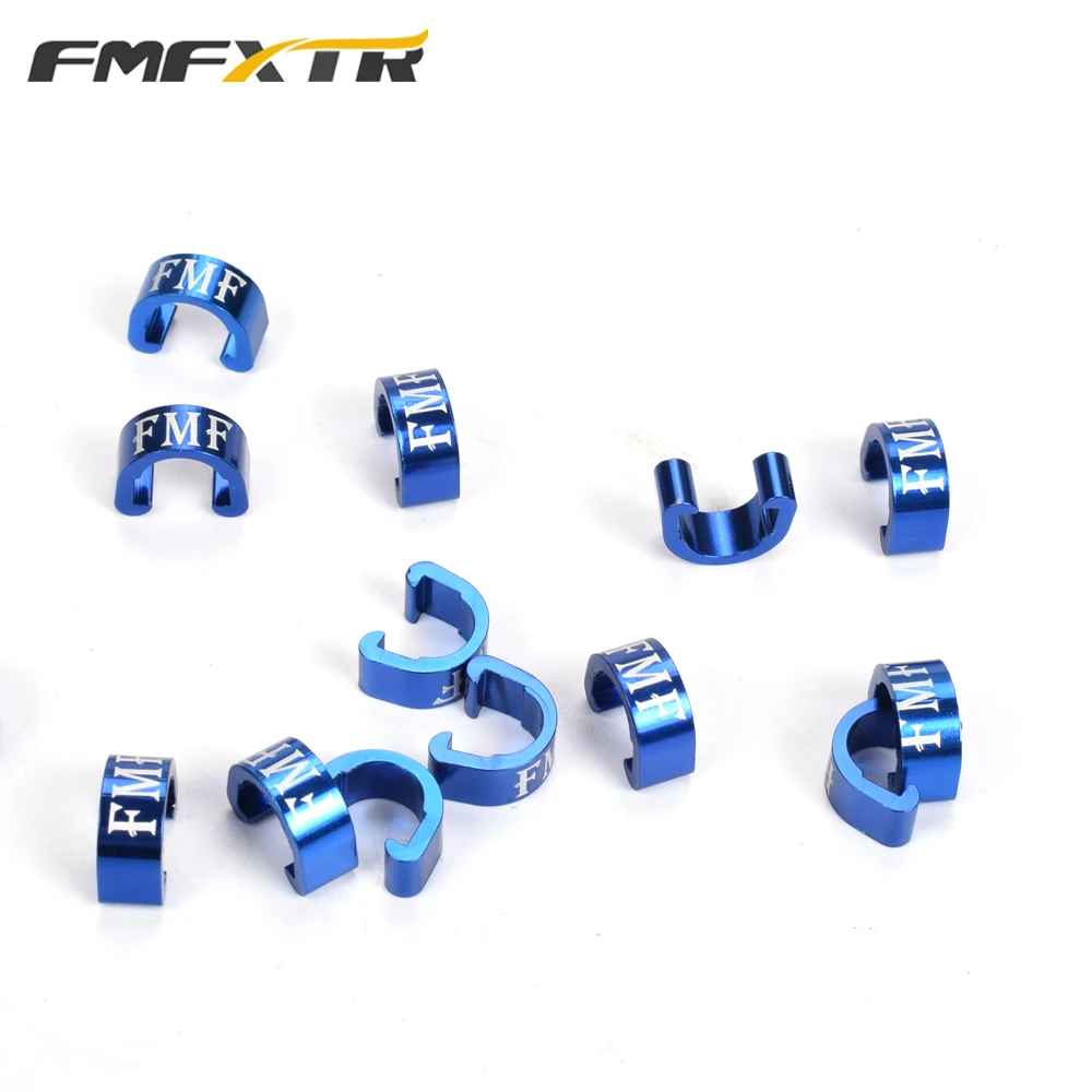 FMFXTR Mountain bike variable speed brake wire tube buckle tubing fixed C-shaped buckle U-shaped line buckle color aluminum allo
