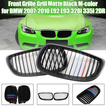 

Car Matte Black Racing Grills replacement Car Front Bumper Grille Grills for BMW 3-Series E92 E93 2 door 2006 2007 2008 2009