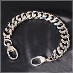 19mm Thick Aluminum Chain With Buckle Replacement Bag Belt Light Weight Straps DIY Handbag Parts Easy Matching Bag Accessory