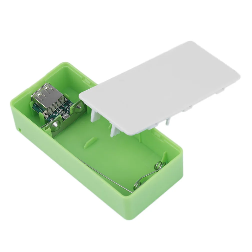 5600 мАч 2*18650 USB портативный внешний аккумулятор зарядное устройство чехол DIY