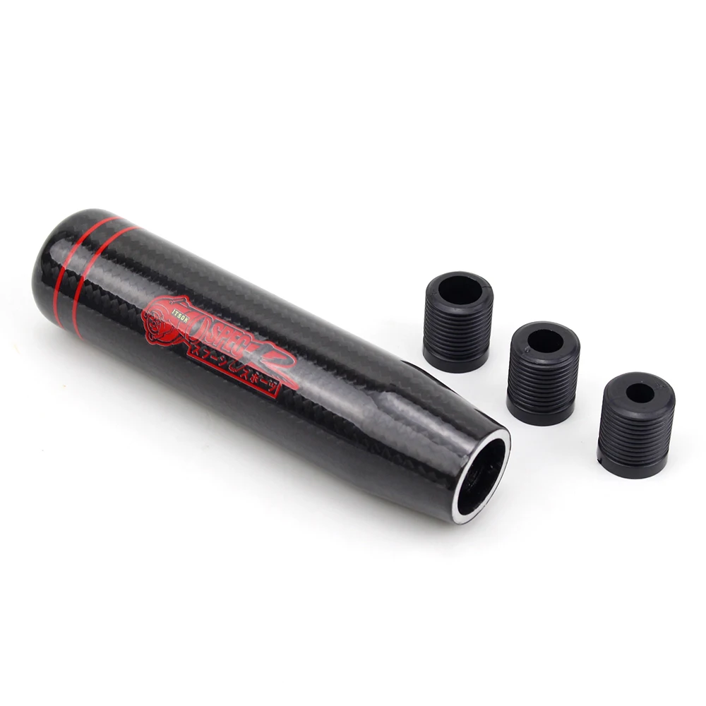 

Carbon Fiber Racing Gear Shift Knob Long 130mm Universal Shift knob