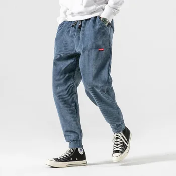 

2020 New Spring And Summer European And American Japanese Straight Hip-hop Corduroy Fabric Loose Casual Pants M-2XL