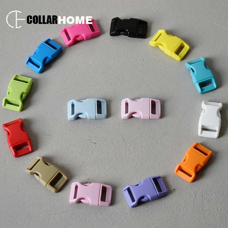 

5pcs Plastic buckle quick side release buckle 15mm webbing bag luggage knapsack outdoor supplies DIY dog cat collar accessories