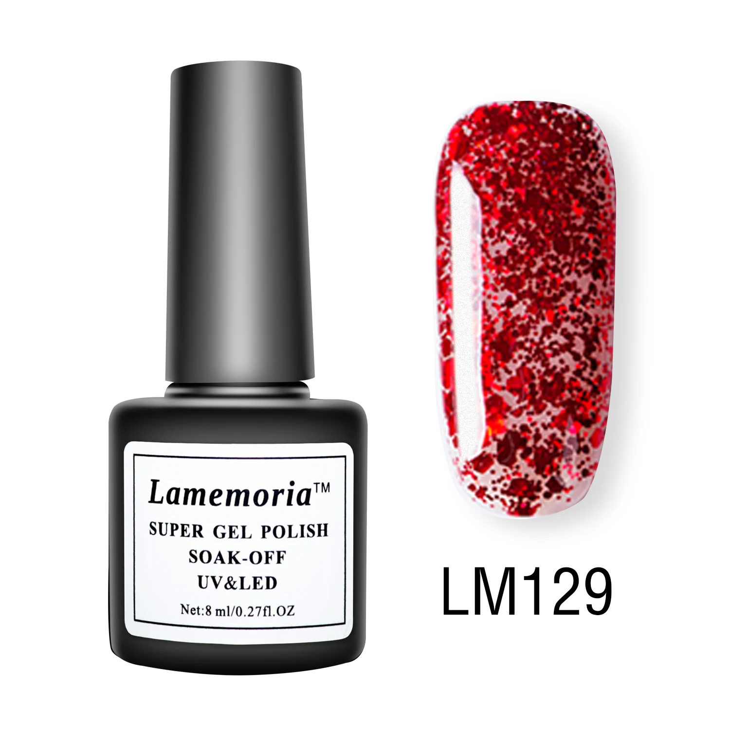 LM129 Lamemoria Гель-лак для ногтей гибридные лаки для ногтей полуперманентный гель uv Vernis цвет все для маникюра гель лак основа праймер - Цвет: LM129