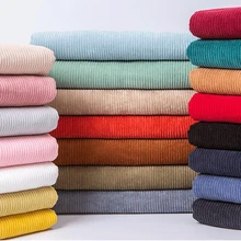 Вельветовая ткань ребра яркий цвет Ретро толстый бархат ручной работы DIY ткань для куртки рубашка брюки диван комбинезоны 50 см* 150 см