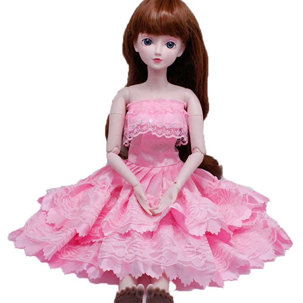 60 см кукольная одежда BJD/SD Свадебный костюм платье DIY юбка 3 точки BJD Кукольное платье 1/3 кукольные аксессуары Игрушки для девочек куклы
