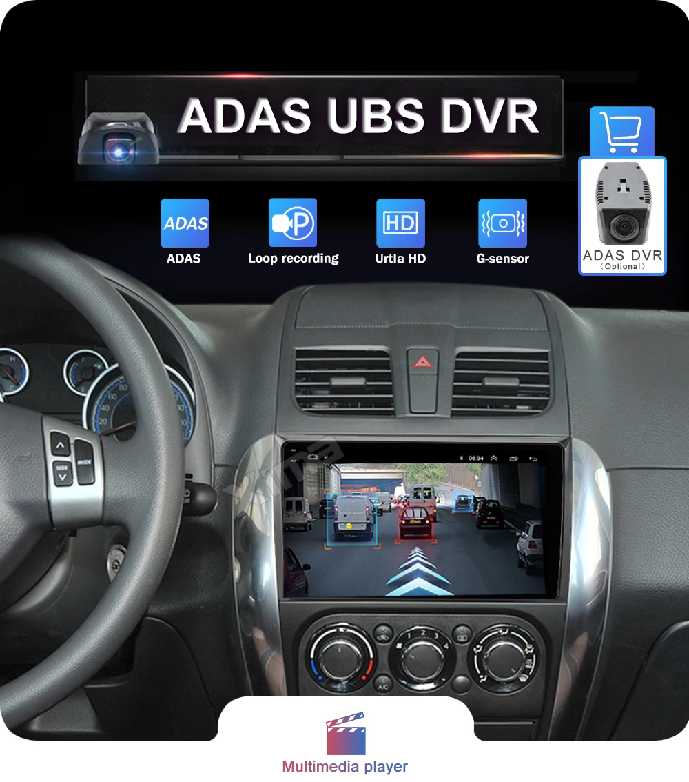 XIMA автомобильный Android 9,0 gps dvd-плеер для Suzuki SX4 2006 2007 2008 2009 2010 2011 2012 Автомобильный мультимедийный 2Din Радио стерео wifi