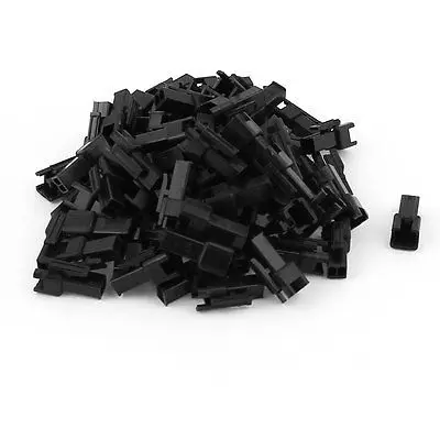 

80pcs Plastic SM 2.54mm Pitch Female Housing for 2P Crimp Terminal Connector