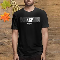 Летняя мужская футболка, новинка, рябь XRP, криптохолд, Клубная футболка, Мужская футболка с круглым вырезом, большой размер