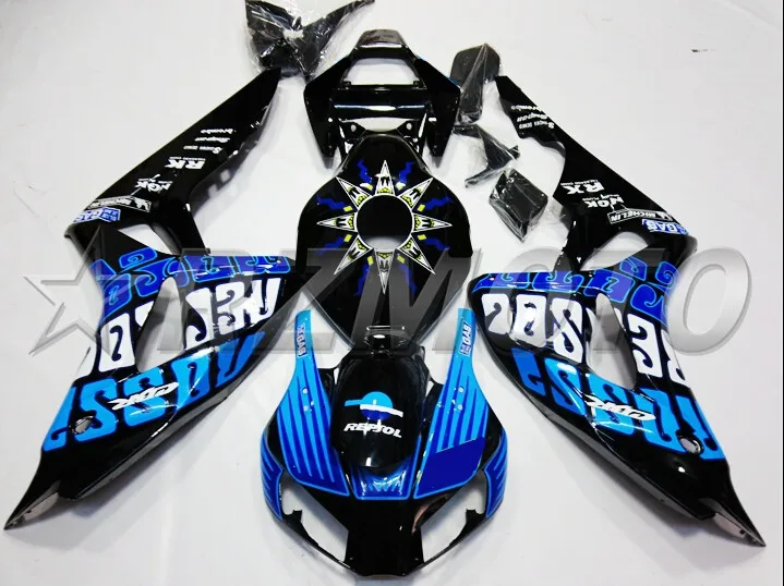 

Top Injection mold New ABS Full Fairing Kit Fit For Honda CBR1000RR 06 07 2006 2007 1000RR Fairings set repsol blue