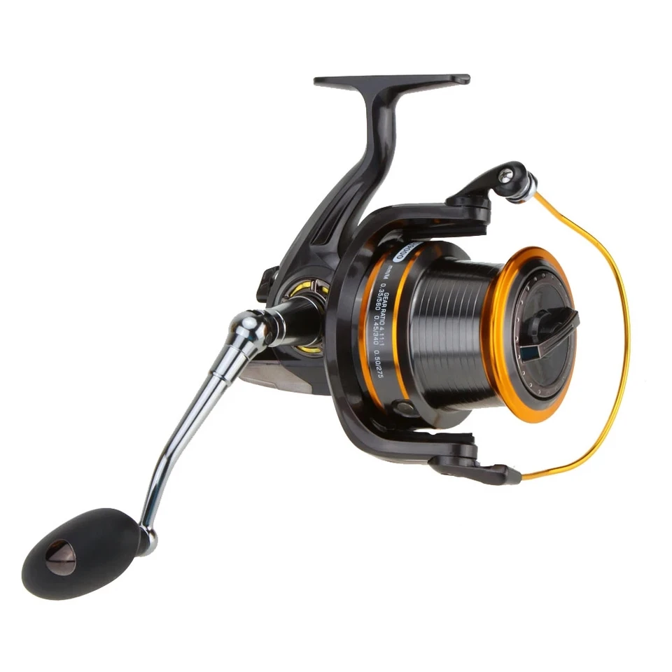 HE13733-EF500-EF9000 Moulinet de pêche 12BB Spool métal pliant bras