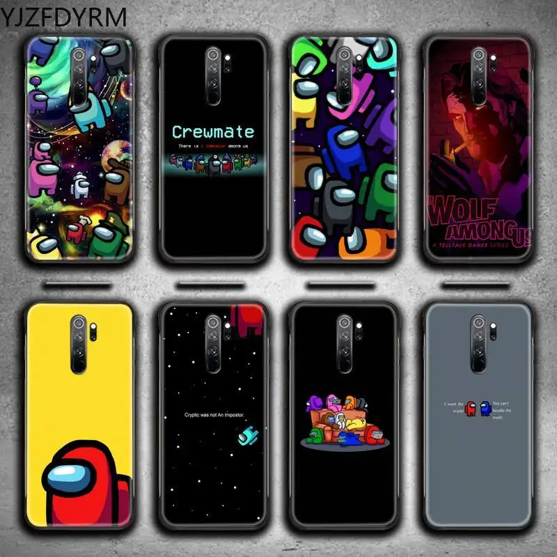Among Us Hot Game Phone Case for Redmi Note 9 8 8T 8A 7 6 6A Go Pro Max Redmi 9 K20 K30 Pro|Half-wrapped Cases| - AliExpress