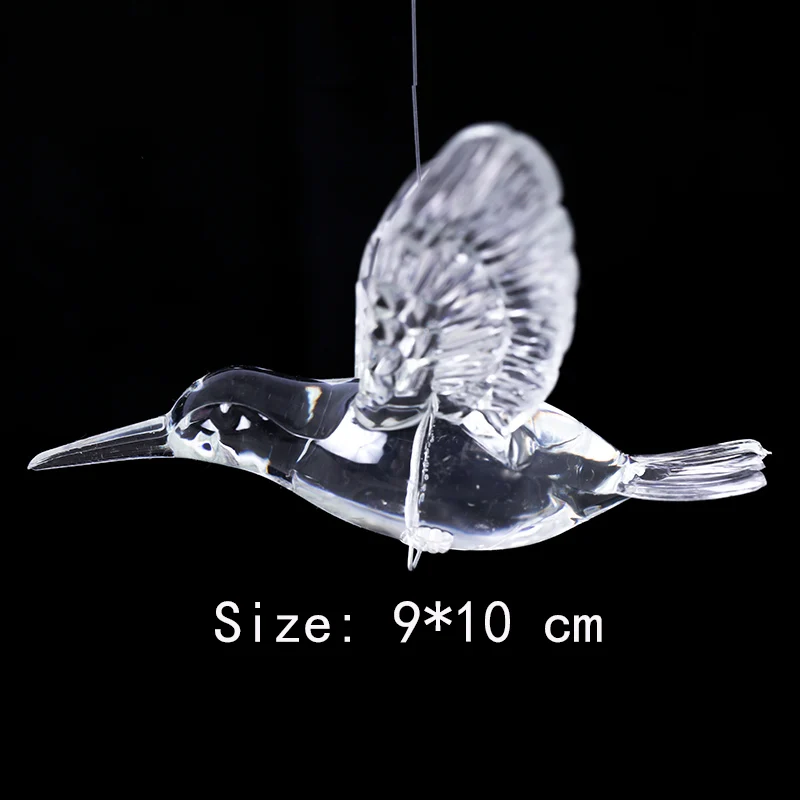 Details about   18PCS Crystal Hanging Bird Acrylic Wedding Decoration Party Home Ornaments 