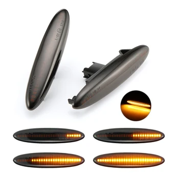 

2x For Toyota Highlander Soarer Kluger GSU 4 Dynamic Side Marker Fender Blinker Sequential LED Light For Lexus IS250 IS350 SC430
