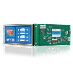 Pedra 5.6 Polegada tft lcd monitor de automação residencial inteligente controlador tela sensível ao toque placa 640*480 com porto uart para uso industrial