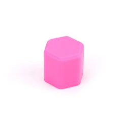 Universal Silicone Wheel Nut and Bolt Covers - Decorative Automotive Accessories - 21mm (Pink)