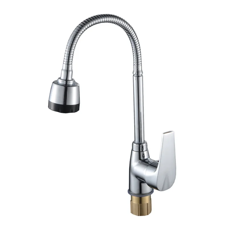 

Heavy Tip T-connector Universal High Kitchen Faucet Sink Leading Wash Kitchen Faucet Direct Selling