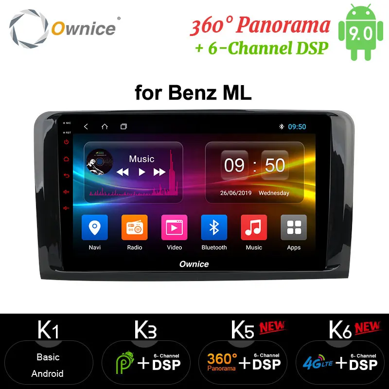 DSP carplay Android 9.0 CAR DVD PLAYER Vaneo GPS Radio 4G For Mercedes Benz W209 W203 W168 M ML W163 W463 Viano W639 Vito | Автомобили и