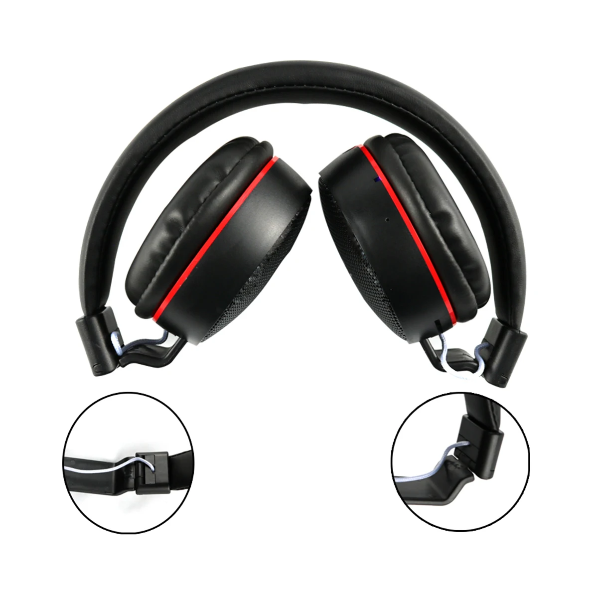 Wireless Bluetooth Kids Over Ear LED Headphones Earphones for iPad Phones Portable Audio Video Consumer Electronics